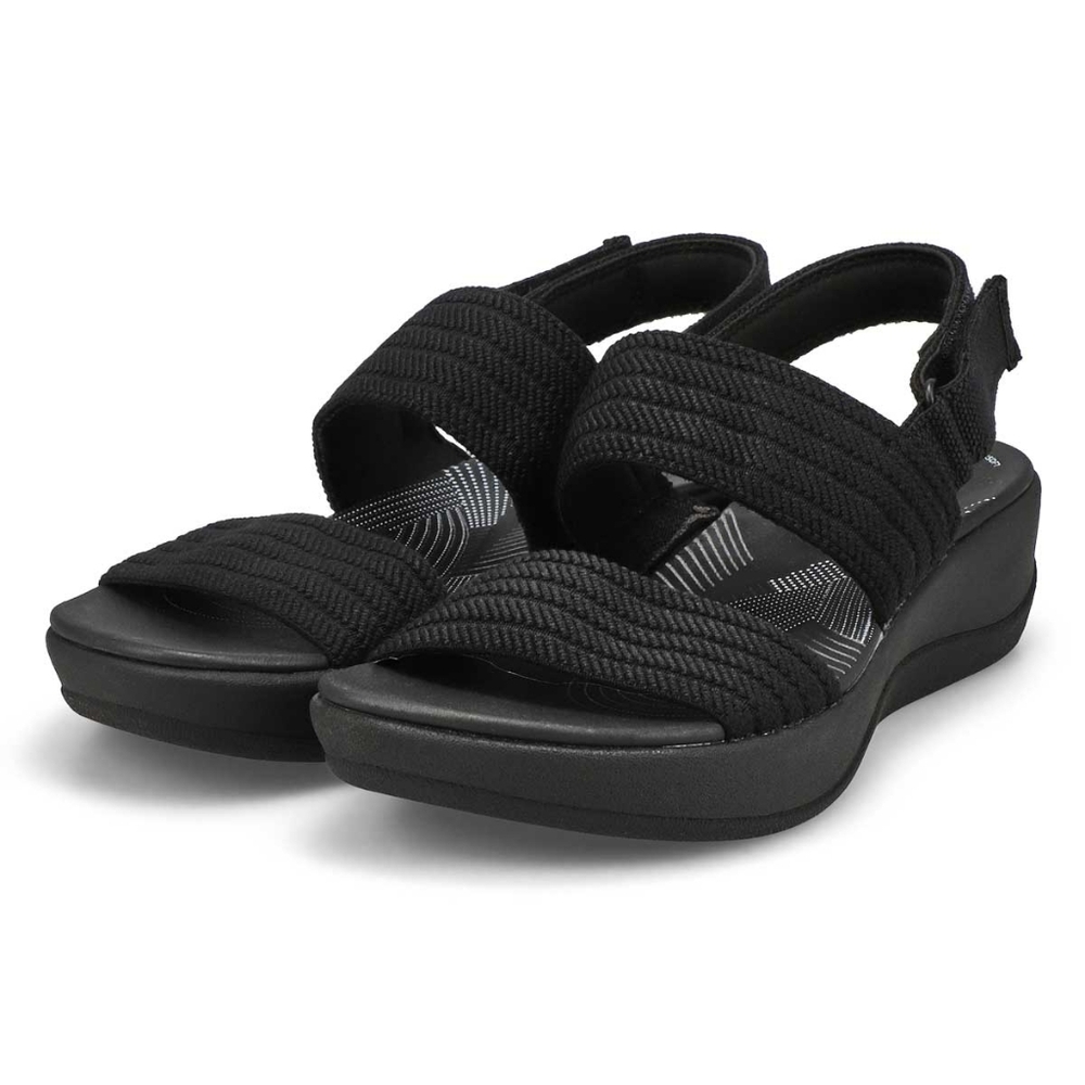 Brand New Clarks Cloudstepper Srla Black Sandals 6.5 M